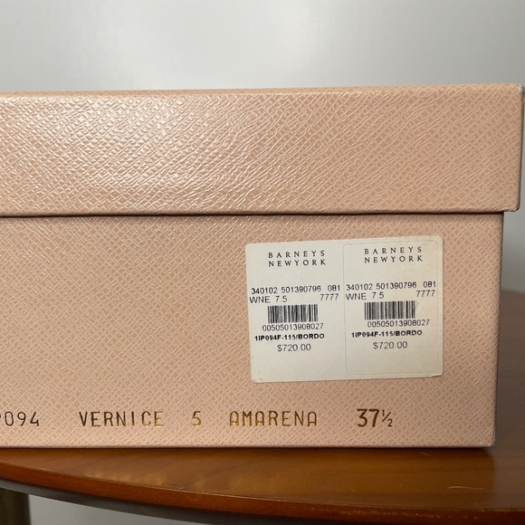 Blue Prada peep toe high-heels - Picture 12 of 12